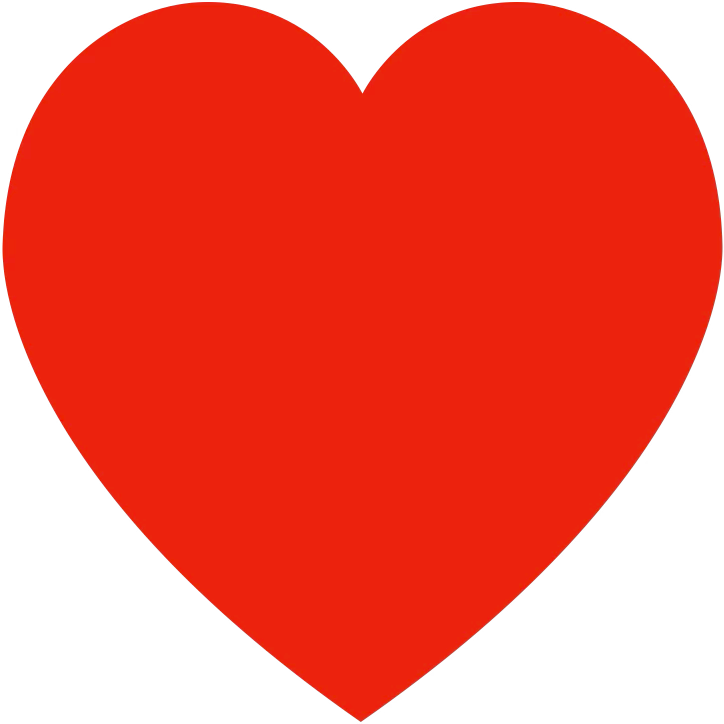 Heart cut-to-shape edible topper